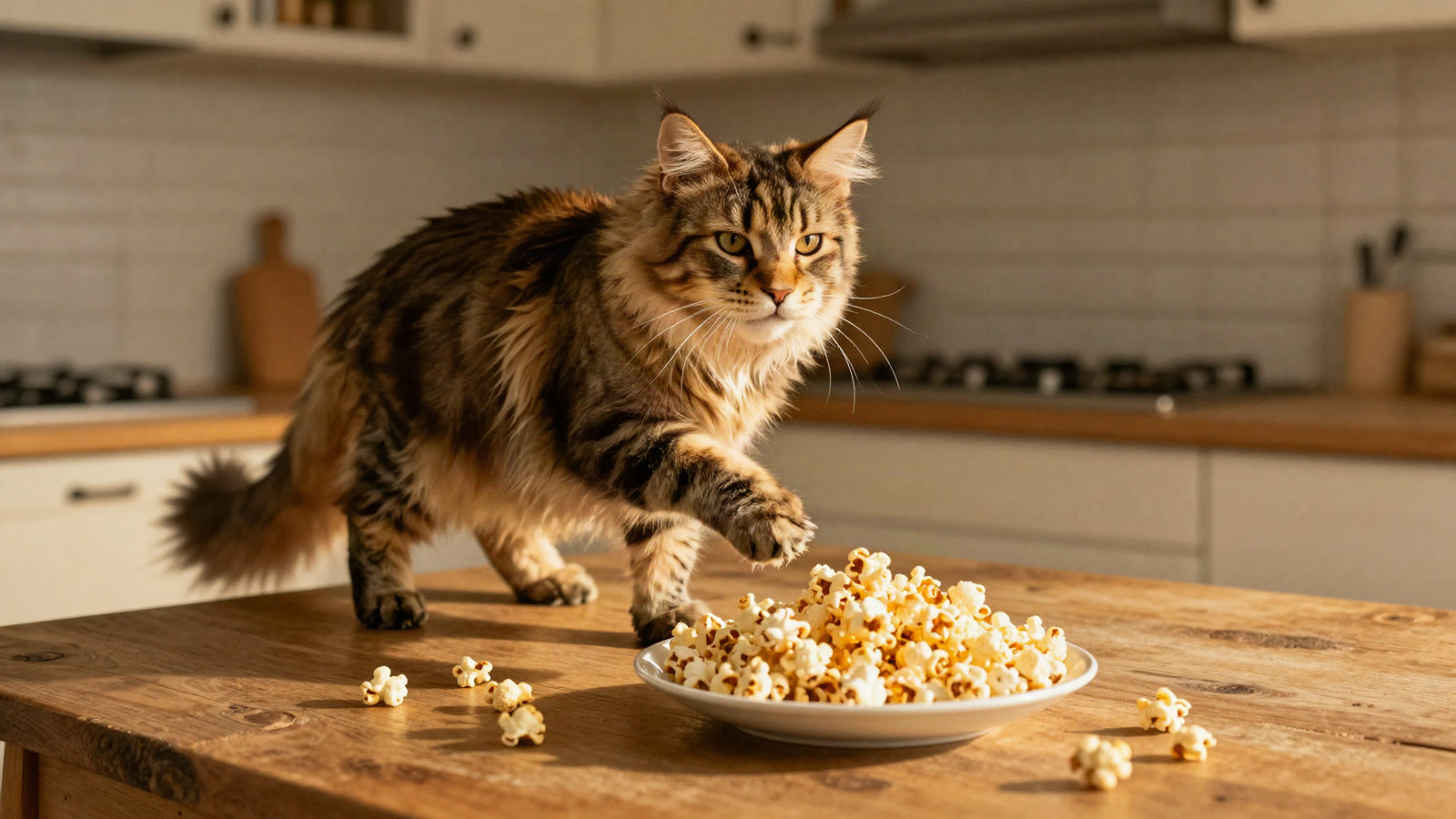 Can Cats Eat Popcorn? Plain Only