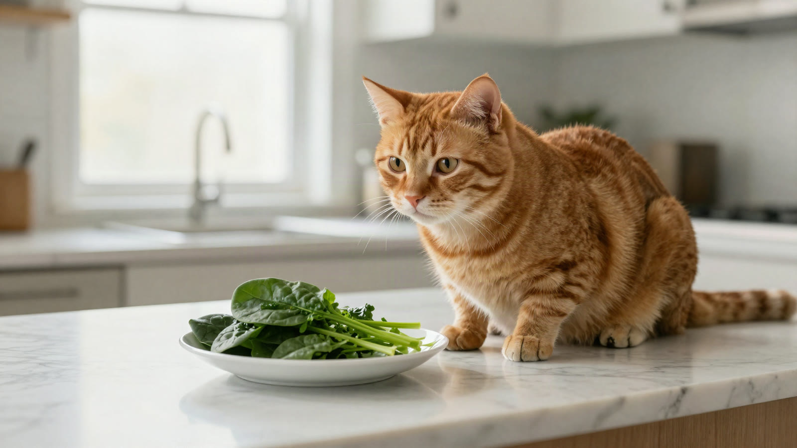 Can Cats Eat Spinach? Cautions