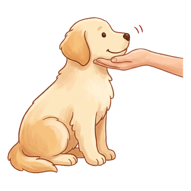Handling and vet calm